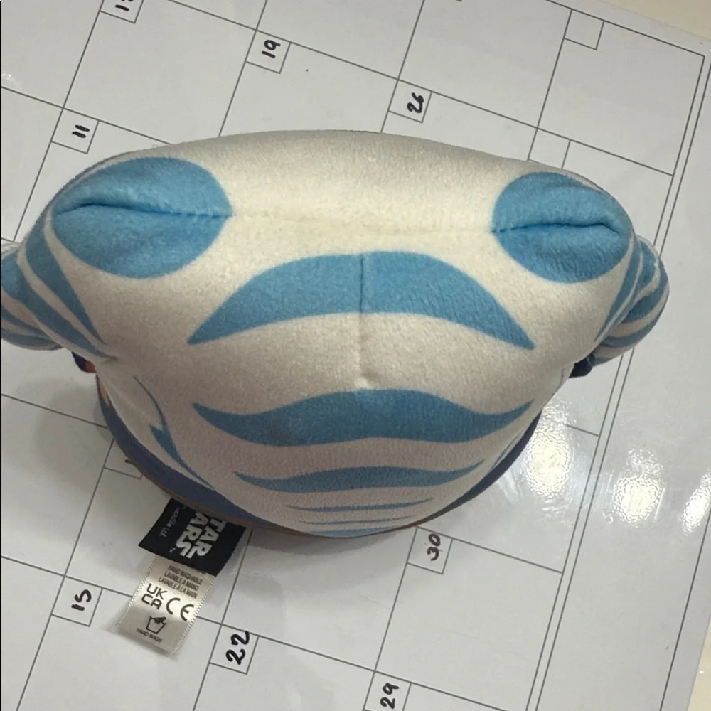 Mattel Orange and Blue Plush Character with Striped Headwrap